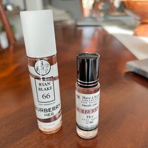Burberry Her inspired spray and oil fragrances.. . New!